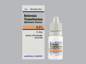 Ketorolac Tromethamine Eye Drops 0.5%, 5mL