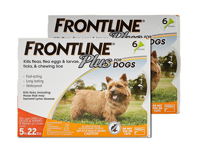 frontline plus for dogs under 22 lbs