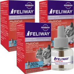 Feliway Multicat Diffuser Refill 48mL (3 Pack)