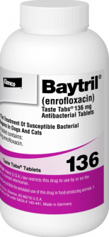 Baytril 136 mg PER CHEWABLE