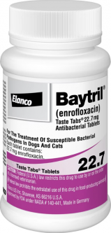 Baytril 22.7 mg PER CHEWABLE