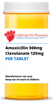 Amoxicillin 500mg and Clavulanate Potassium 125mg PER TABLET