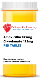 Amoxicillin 875mg and Clavulanate Potassium 125mg PER TABLET