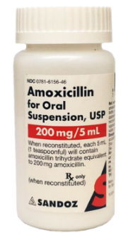 Amoxicillin Oral Suspension 200mg/5mL 75mL
