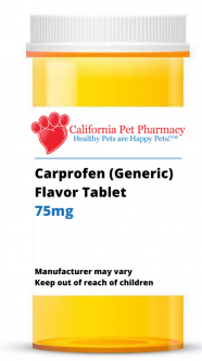 Carprofen (Generic) 75mg PER FLAVOR TABLET