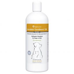 VetraSeb CeraDerm CM Antiseptic Shampoo 16oz