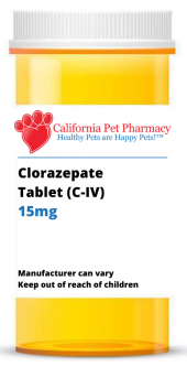 Clorazepate 15mg PER TABLET