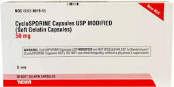 Cyclosporine Modified 50mg 30 Capsules