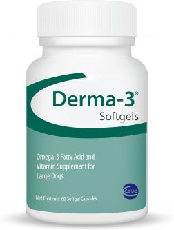 Derma-3 Softgels for Large Dogs 60 Count