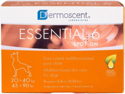 Dermoscent Essential 6 Spot-On Skin Care Large Dog 4 Count