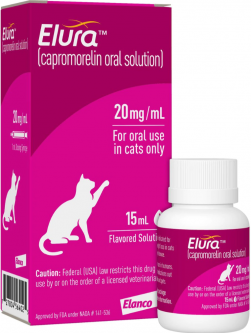 Elura (capromorelin) for Cats 20mg/mL 15mL Bottle