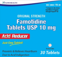 Famotidine (OTC) 10mg 30 Tablets