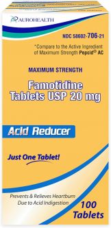 Famotidine (OTC) 20mg 100 Tablets