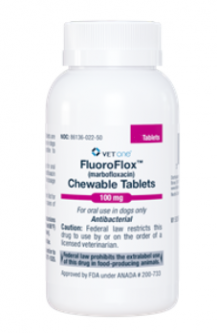 FluoroFlox (Marbofloxacin) 100mg PER CHEWABLE