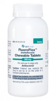 FluoroFlox (Marbofloxacin) 200mg PER CHEWABLE