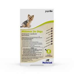 Midamox Topical Solution for Dogs 3-9 lbs 6 Month