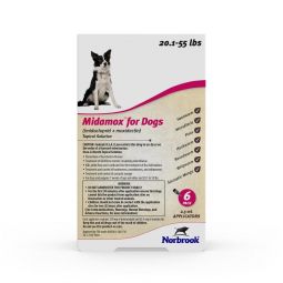 Midamox Topical Solution for Dogs 20.1-55 lbs 6 Month