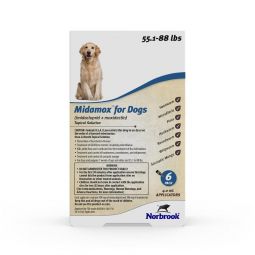 Midamox Topical Solution for Dogs 55.1-88 lbs 6 Month