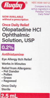 Olopatadine HCl Ophthalmic Solution 0.2% 2.5mL (OTC)