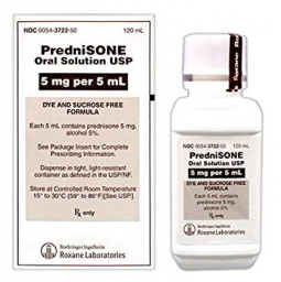 Prednisone Oral Solution 5mg/5mL 120mL