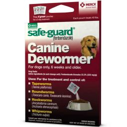 Safe-Guard (fenbendazole) Canine Dewormer 4 Gram