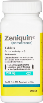 Zeniquin (Marbofloxacin) 200mg PER TABLET