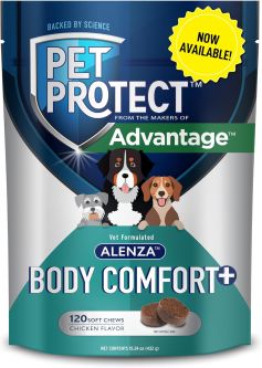 Pet Protect Body Comfort + Alenza Soft Chews for Dogs 120 Count