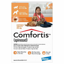 Comfortis 270mg for Cats 6.1-12 lbs and Dogs 10-20 lbs 1 Tablet