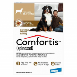 Comfortis 1620mg for Dogs 60-120 lbs 1 Tablet