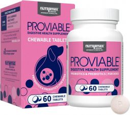 Proviable for Dogs 60 Chewable Tablets