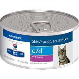 Hill's Prescription d/d Duck Formula Cat Food 5.5oz 24pk