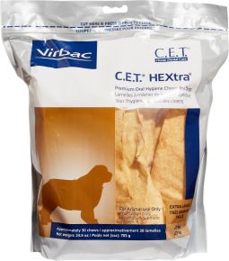 C.E.T. HEXTRA Premium Chews for Dogs Extra Large 30 ct