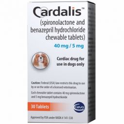 Cardalis Chewable Tablets 40mg/5mg 30 Count