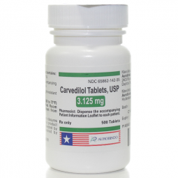 Carvedilol 3.125mg 100 Tablets
