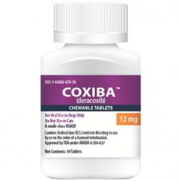 Coxiba (deracoxib) Chewable 12mg 30 Tablets