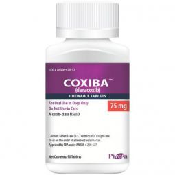Coxiba (deracoxib) Chewable 75mg 90 Tablets