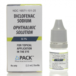 Diclofenac Sodium Ophthalmic Solution 0.1% 2.5mL