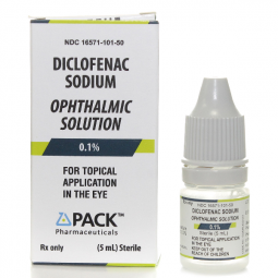 Diclofenac Sodium Ophthalmic Solution 0.1% 5mL