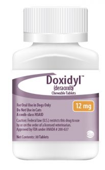 Doxidyl (deracoxib) 12mg 30 Chewables