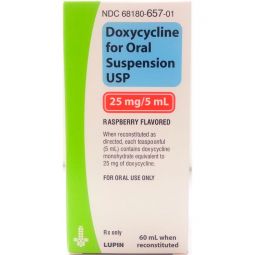 Doxycycline 25mg/5mL Oral Suspension 60mL