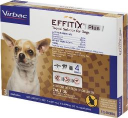 Effitix Plus for Dogs 5 to 10.9 lbs 3 Month