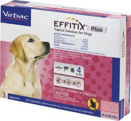 Effitix Plus for Dogs 45 to 88.9 lbs 3 Month
