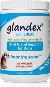 Glandex Anal Gland Support Pork Liver 120 Soft Chews