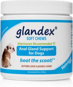 Glandex Anal Gland Support Pork Liver 60 Soft Chews
