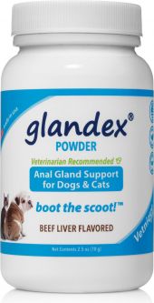 Glandex Anal Gland Support Beef Liver Powder 2.5oz