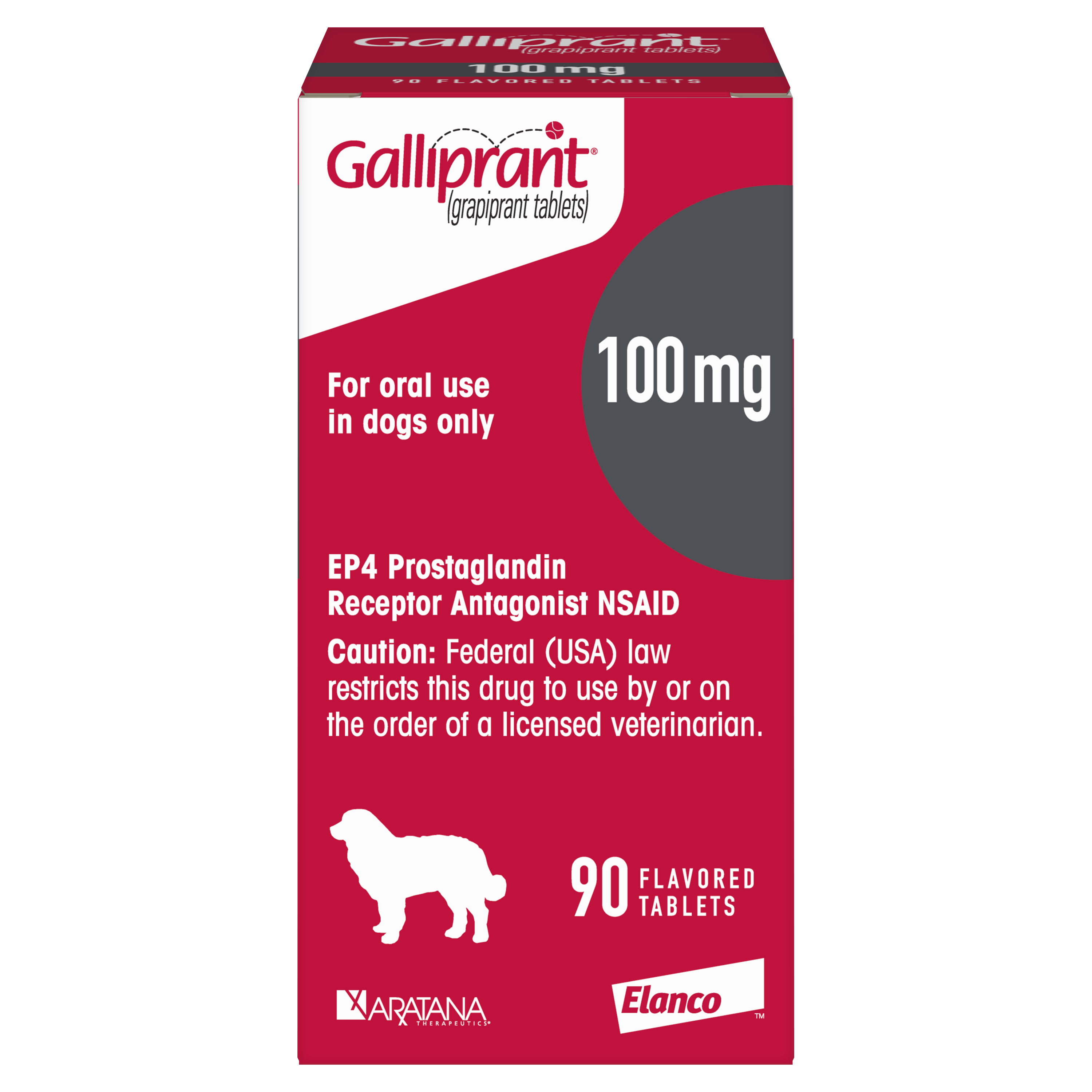 Galliprant (Grapiprant) Flavored Tabs 100mg 90ct