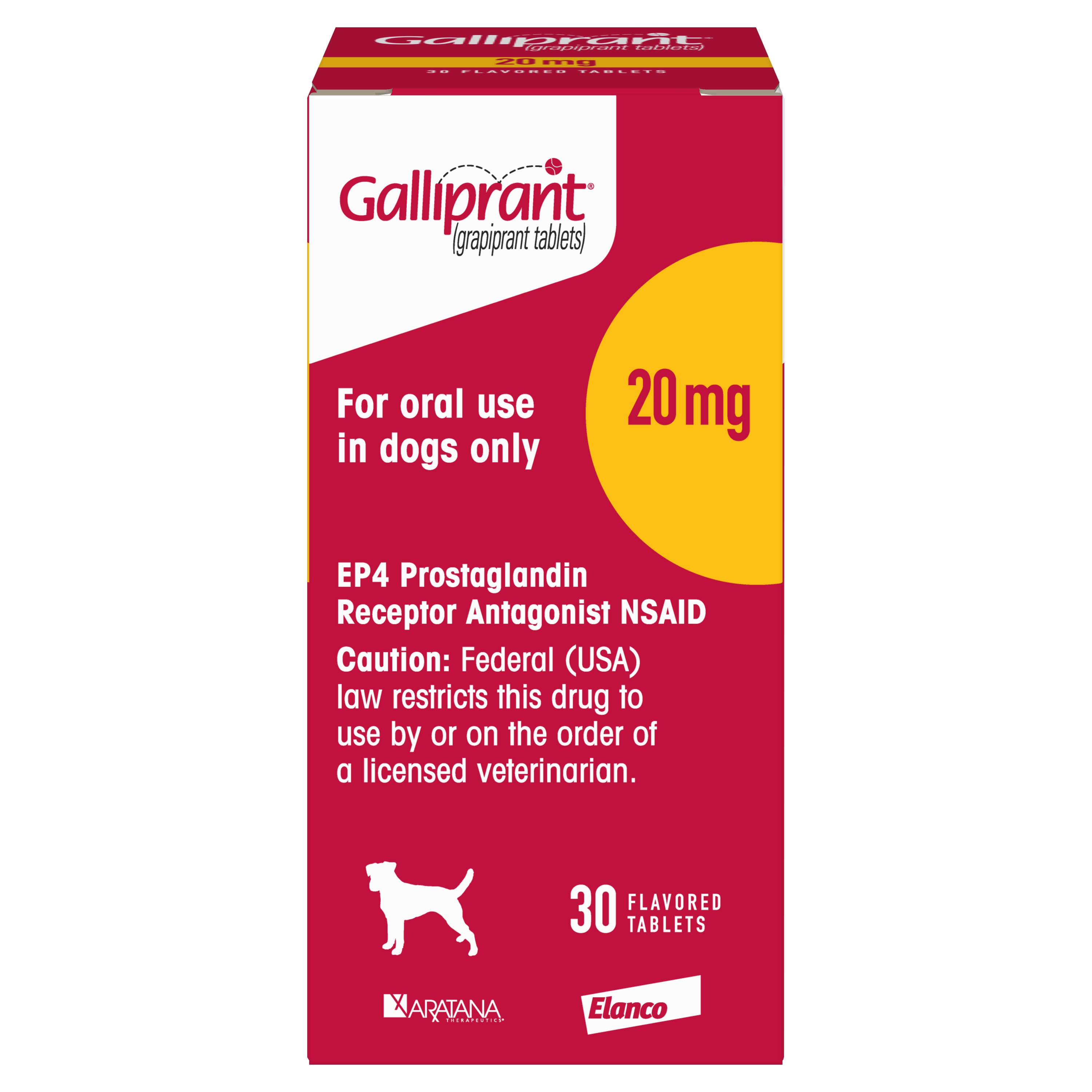 Galliprant (Grapiprant) Flavored Tabs 20mg 30ct