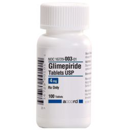 Glimepiride 4mg 100 Tablets