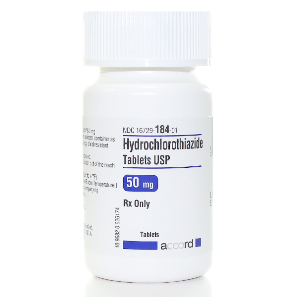 Hydrochlorothiazide 50mg PER TABLET