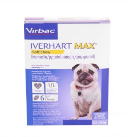 6 MONTH Iverhart Max Soft Chew 12-25 lbs